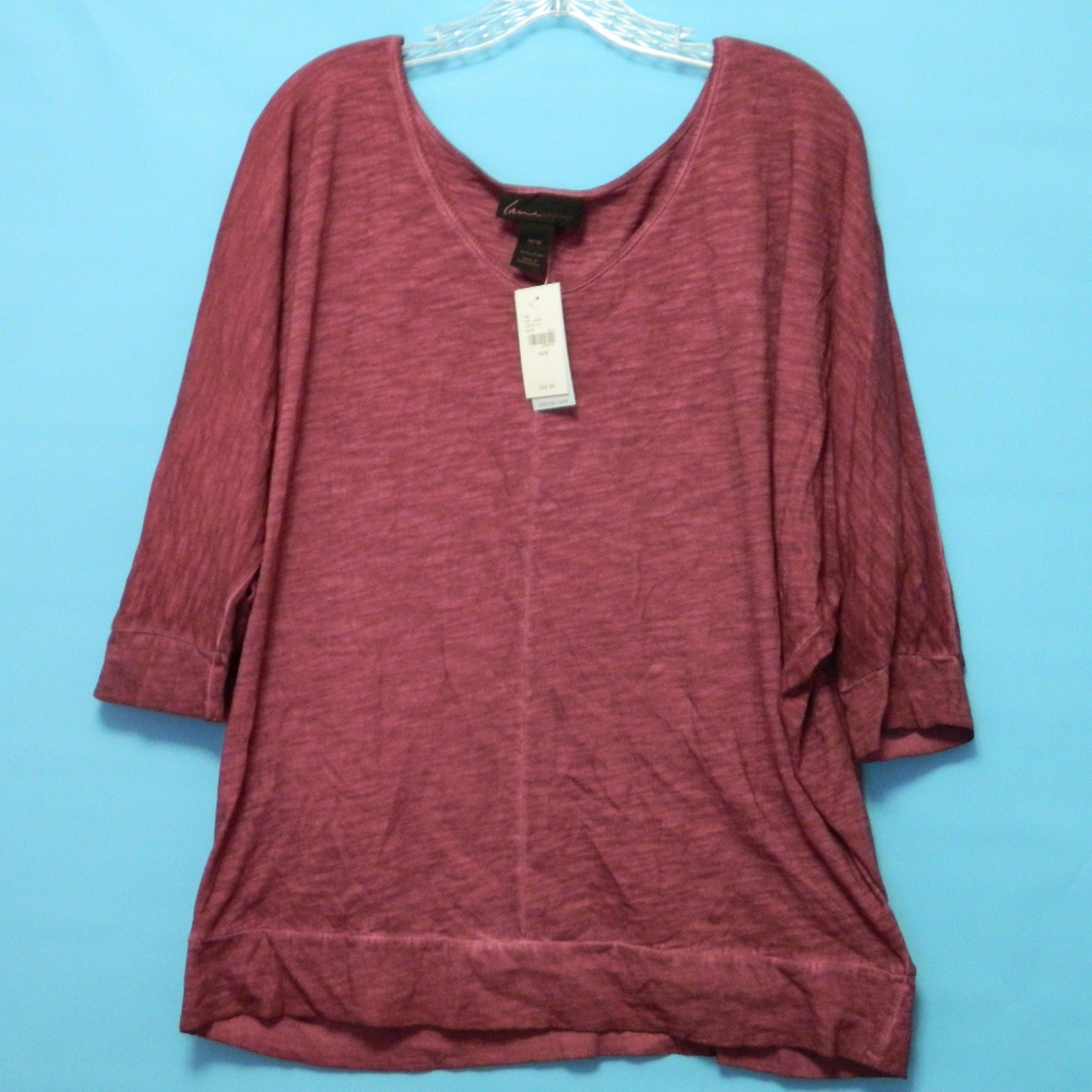 Lane Bryant  V Neck Tee